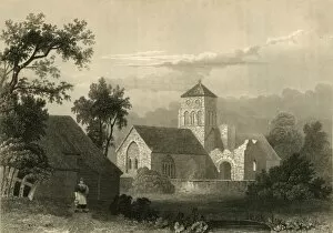 Grimm Collection: Old Shoreham Church, 1835. Creator: Unknown