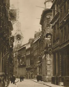 The Old Signs Have Come Back To Lombard Street, c1935. Creator: W Whiffin The Old Signs Have Come Back To Lombard Street, c1935. Creator: W Whiffin