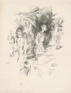 Rosenwald Collection Prints: The Old Smiths Story, 1895. Creator: James Abbott McNeill Whistler