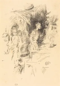 The Old Smiths Story, 1895. Creator: James Abbott McNeill Whistler