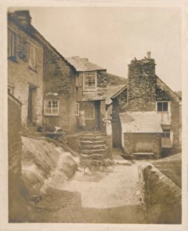 Sepia Collection: Old Smugglers House - Polperro, 1927