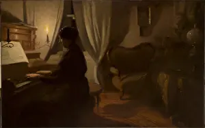 Candlelight Prints: Old Song, 1908-. Creator: Wlodzimierz Tetmajer