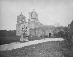 Old Spanish Mission, San Antonio, Texas, c1897. Creator: Unknown