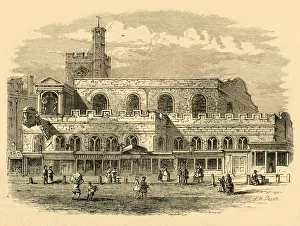 William Henry Prior Prints: Old St. Dunstans Church, 1814, (1897). Creator: Unknown