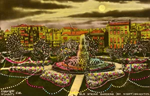 Old Steine Prints: The Old Steine Gardens, Brighton, Sussex, c1940