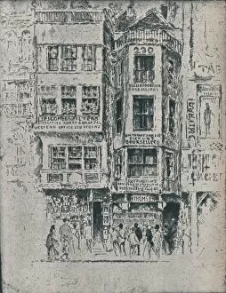 Old Strand Shops, c1900, (1906-7). Artist: Joseph Pennell