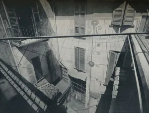 An old Sundial adapted by the Architect P. Portaluppi for the decoration of the walls of An old Sundial adapted by the Architect P. Portaluppi for the decoration of the walls of