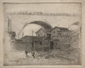Old Superior Street Viaduct, Cleveland, 1887. Creator: Arthur E. Schneider