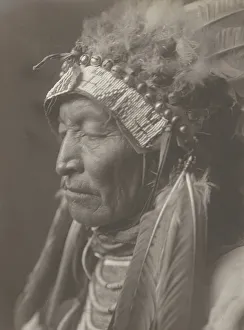 Apsaroke Prints: Old Tail, 1908. Creator: Edward Sheriff Curtis