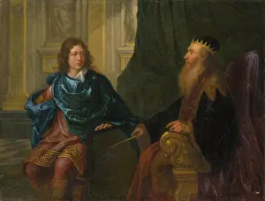 Israelite Prints: Old Testament Scene (Solomon and King David), around 1700. Creator: Gerard de Lairesse