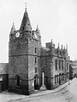 Images Dated 19th June 2008: Old Tower, Tain, Ross and Cromarty, Scotland, 1924-1926.Artist: Valentine & Sons Ltd