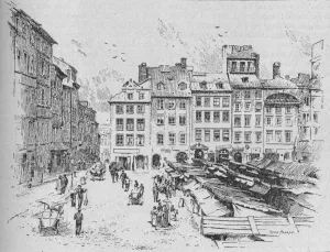 Tring Prints: Old Town, Warsaw, 1902. Artist: Tring Pearce