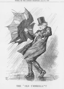 Dissent Prints: The Old Umbrella!!!, 1886. Artist: Joseph Swain