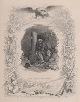 Images Dated 17th August 2021: The Old Vagabond, from The Complete Works of Beranger, 1829
