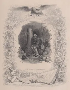 Lonely Gallery: The Old Vagabond, from The Complete Works of Beranger, 1829
