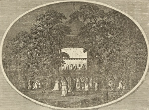 Lights Prints: Old Vauxhall Gardens from Mr J