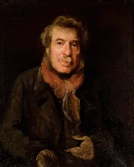 Neckscarf Prints: Old Veteran I, c1840, 1846. Creator: Piotr Michalowski