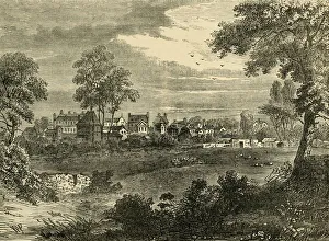 Kensington Prints: Old View of Kensington, about 1750, (c1876). Creator: Unknown