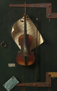 Doors Prints: The Old Violin, 1886. Creator: William Michael Harnett