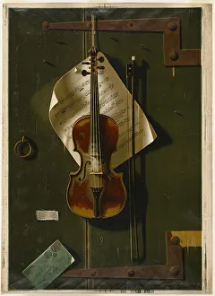 Music Score Prints: The Old Violin, 1887. Creator: Unknown