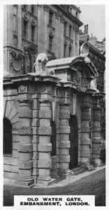 Water Gate Prints: Old Water Gate, Embankment, London, c1920s