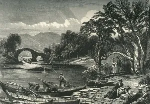 Kerry Prints: The Old Weir Bridge, Killarney, c1870