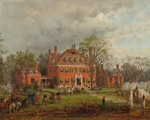 Oil On Paperboard Gallery: The Old Westover House, 1869. Creator: Edward Lamson Henry