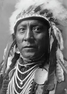 Apsaroke Prints: Old White Man, c1908. Creator: Edward Sheriff Curtis