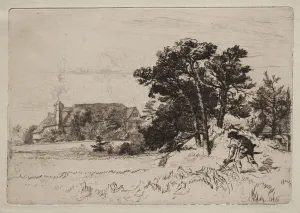 1818 1910 Prints: Old Willesley House, 1865. Creator: Francis Seymour Haden (British, 1818-1910)