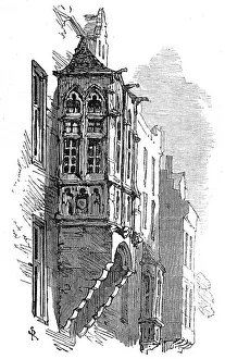 Bay Window Prints: Old window, Brussels, 1872. Creator: Unknown