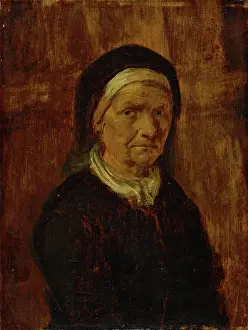 Aged Prints: Old Woman, 1630. Creator: Adriaen Brouwer