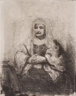 Elderly Woman Prints: Old Woman, 1834. Creator: William Dyce