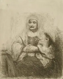 Aged Prints: An Old Woman, 1834. Creator: William Dyce