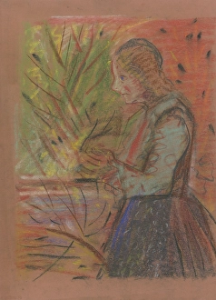 Unhappy Prints: Old woman, 1935-1944. Creator: Arnold Peter Weisz-Kubincan