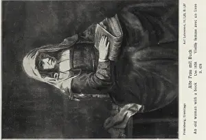 Rembrant Van Rijn Prints: An Old Woman with a Book, 1658. Creator: Rembrandt Harmensz van Rijn
