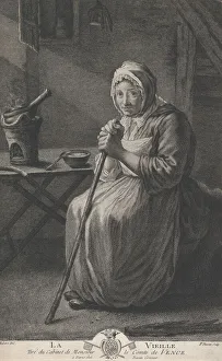 Basan Gallery: The Old Woman; from the Office of The Count of Vence, 1782-97
