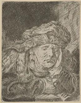 Old Woman Sleeping (copy). n. d. Creator: Unknown