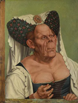 Massys Prints: An Old Woman (The Ugly Duchess), c. 1513. Artist: Massys, Quentin (1466?1530)