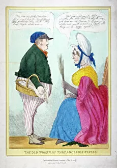 Chatting Gallery: The Old Woman of Threadneedle Street, 1826. Artist: Standidge & Co