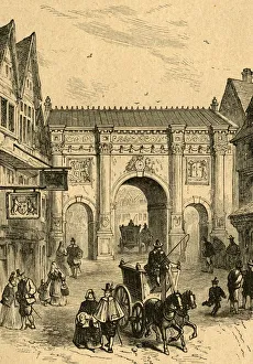 Strand Gallery: The Old Wooden Temple Bar, (1897). Creator: Unknown