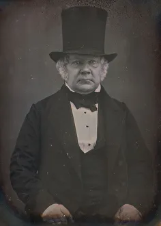 [Older Man Wearing Top Hat], 1850-55. Creator: Unknown
