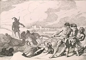 Kievan Rus Gallery: Oleg of Novgorods campaign against Constantinople, 1832