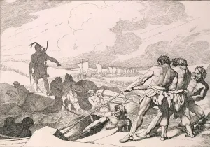 Kievan Rus Gallery: Oleg of Novgorods campaign against Constantinople, 1832