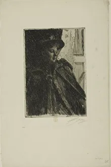 Olga Bratt, 1892. Creator: Anders Leonard Zorn