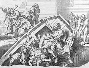 Olgas avenge to the Drevlians, before 1839. Artist: Bruni, Fyodor Antonovich (1800-1875) Olgas avenge to the Drevlians, before 1839. Artist: Bruni, Fyodor Antonovich (1800-1875)