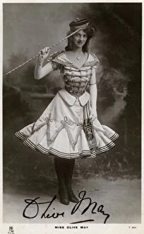 Stick Collection: Olive May, actress, c1900s-c1910s(?). Artist: Tuck and Sons