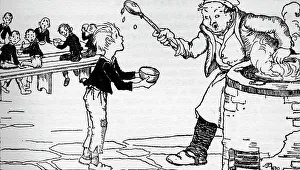 Bench Prints: Oliver Asks For More, 1937. Artist: Anne Anderson
