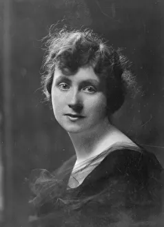 Lipstick Prints: Oliver, C. Miss, portrait photograph, 1916 May 5. Creator: Arnold Genthe
