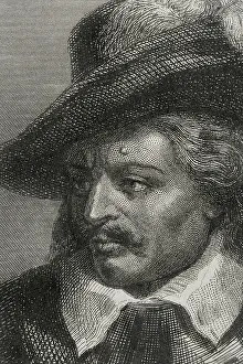 Oliver Cromwell, (1599-1658), Lord Protector of Great Britain, (1653-1658), 1856. Creator: Unknown