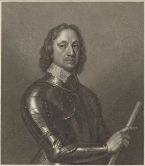 F Bartolozzi Prints: Oliver Cromwell, 1802. Creator: Francesco Bartolozzi